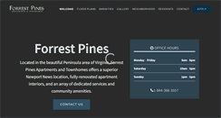 Desktop Screenshot of forrestpines.com